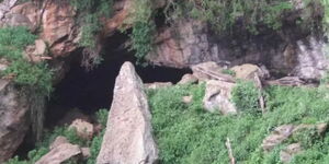 The Kitum Cave in the Mt Elgon National Park. 