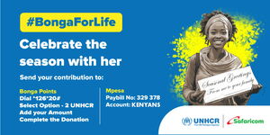 Safaricom and UNHCR have partnered again to bring the #BongaForLife campaign in 2023.