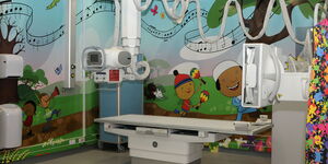 A file image of a hospital's paediatric ward 