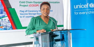 Health Cabinet Secretary Susan Nakhumicha during a Ministry event on March 5, 2024. 